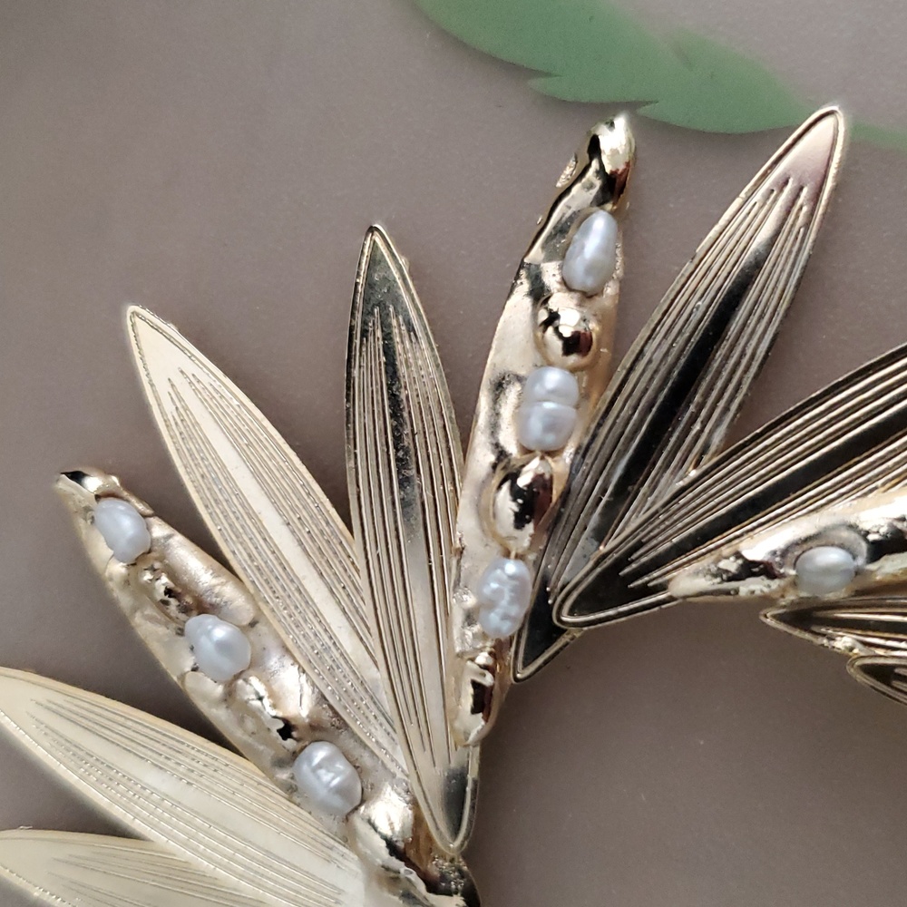 Rosantica "Apache" River Pearls Ear Cuff & Earring Set - Picture 3 of 9